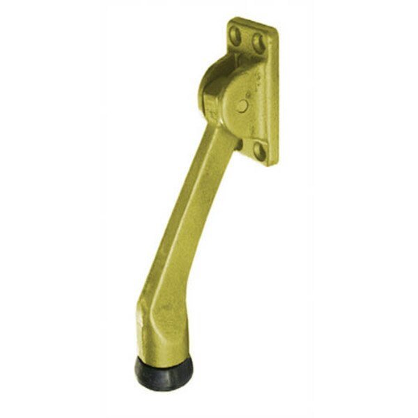 5 in. Cast Alloy Drop Down Door Holder - Polished Brass Finish, Trans Atlantic Co., Mfr#: GH-1135-US3